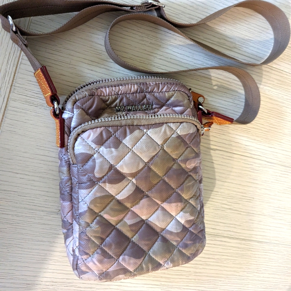 MZ Wallace Metro Crossbody blush camo
